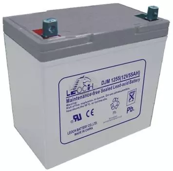 Аккумуляторная батарея для ИБП Leoch DJM1255, 12V, 55Ah