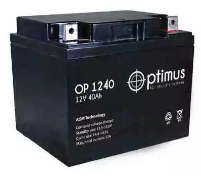 Аккумуляторная батарея для ОПС Optimus OP1240, 12V, 40Ah