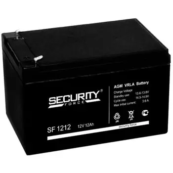 Аккумуляторная батарея для ОПС Security Force SF1212, 12V, 12Ah