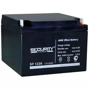 Аккумуляторная батарея для ОПС Security Force SF1226, 12V, 26Ah