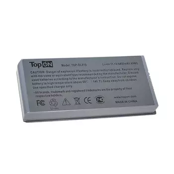Аккумуляторная батарея TopON для Dell Latitude D810, Precision M70 Series. 11.1V 4400mAh 49Wh. (TOP-DL810)