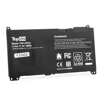 Аккумуляторная батарея TopON для HP ProBook 430, 440, 450, 455, 470 G4, 11.4V, 48Wh, черный (TOP-HPG4)