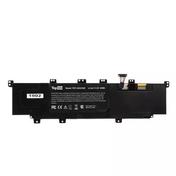 Аккумуляторная батарея TopON TOP-ASUX300 для Asus, 11.1V, 4 А·ч, 44Wh, черный (TOP-ASUX300)