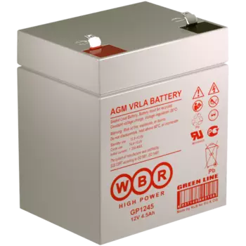 Аккумуляторная батарея для ИБП WBR GP, 12V, 4.5Ah (GP1245)