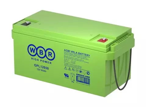 Аккумуляторная батарея для ИБП WBR GPL 12650, 12V, 65Ah