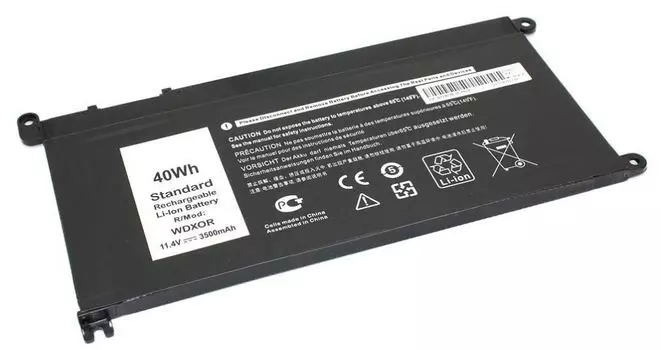 Аккумуляторная батарея WDXOR-OEM для Dell Inspiron 14-3480 / 14-3482 / 14-5480 / 14-5488 / 14-7460 / 14-7472 / 15-3582 / 15-3583 / 15-3585 / 15-5567 / 15-5570 / 15-5575 / 15-5580 / 15-7560 / 15-7570 / 15-7572 / 15-7580, 11.4V, 3500mAh, 40Wh, черный, OEM (WDXOR-OEM)