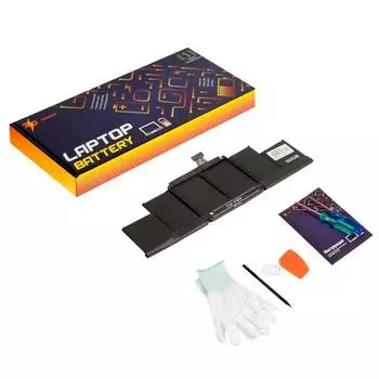 Аккумуляторная батарея ZeepDeep A1417 для Apple MacBook Pro 15 Retina A1398 A1417 Mid 2012 Early 2013, 11V, черный, 95Wh, с сервисным набором (874838)
