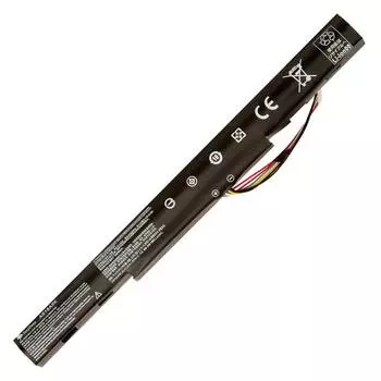 Аккумуляторная батарея ZeepDeep AS16A5K-4S1P для Acer Aspire E15 E5-575G-53VG, E5-575G-58UJ, E5-575G-59EE, E5-575G-76YK, E5-575G-53VG, E5-series, 14.6V, 2800mAh, черный, повышенной емкости (874786)