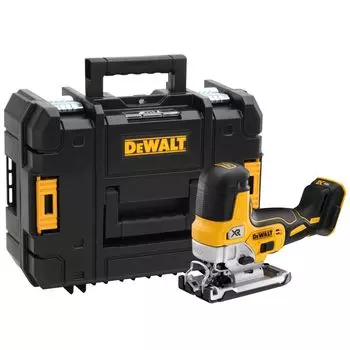 Аккумуляторный лобзик DeWALT DCS335NT-XJ, маятниковый ход, аккумуляторный, регулировка частоты хода, поставляется без аккумуляторов и зарядного устройства