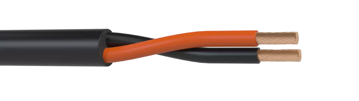 Акустический кабель Wize WSC12300HF, 2x4 мм, 12 AWG HighFlex, медь, 300 м, черный (WSC12300HF)