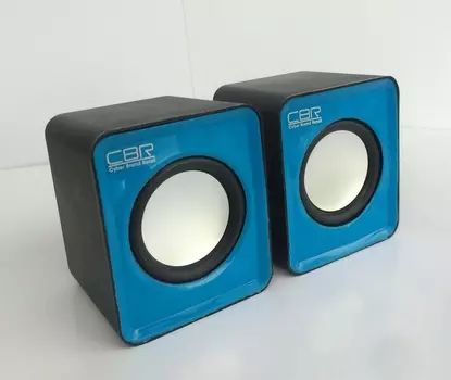 Акустика 2.0 CBR CMS 90, USB, синий