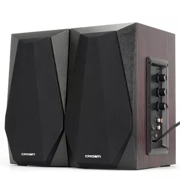 Акустика 2.0 CROWN CMS-506, 50W, красное дерево