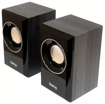 Акустика 2.0 Dialog AST-15UP, 6 Вт, черный