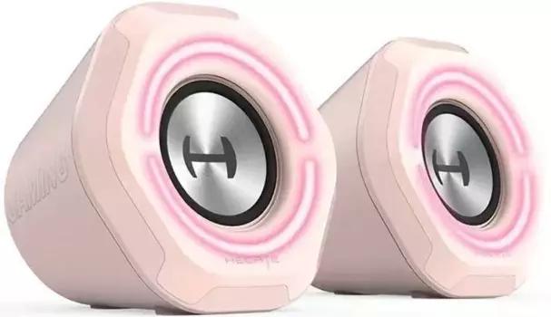 Акустика 2.0 Edifier G1000 , 10 Вт, AUX, Bluetooth, подсветка, розовый (G1000 )