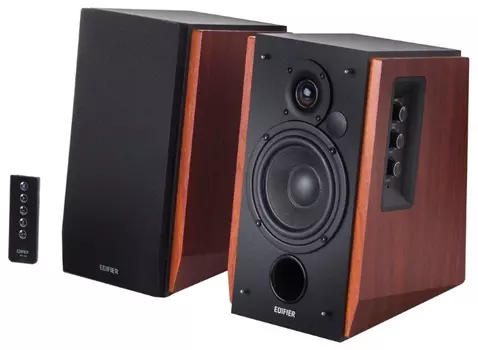 Акустика 2.0 Edifier R1700BT, 66 Вт, Bluetooth, коричневый/черный (80003002)