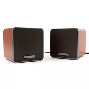Акустика 2.0 Gembird SPK-206, 5 Вт, коричневый (SPK-206)