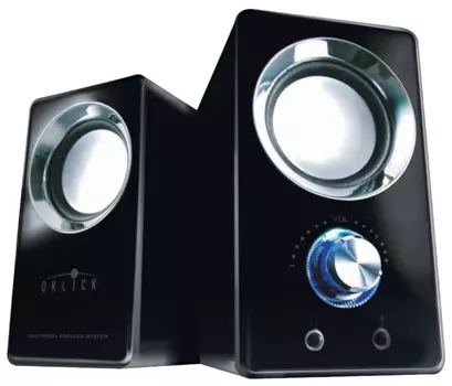 Акустика 2.0 Oklick OK-116, 6 Вт, черный