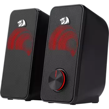 Акустика 2.0 Redragon Stentor GS500, 6 Вт, подсветка, черный (77600)