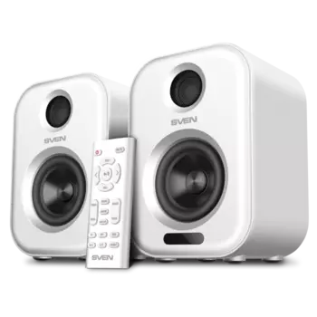 Акустика 2.0 SVEN MC-5, 50 Вт, USB, Bluetooth, белый (SV-022525)