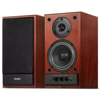 Акустика 2.0 SVEN SPS-702, 40 Вт, коричневый (SV-0120702WN)