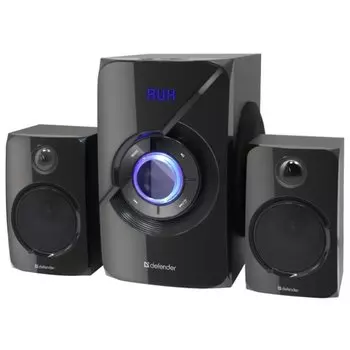Акустика 2.1 Defender X420, 16W+2x12W, FM, USB, черный (65525)