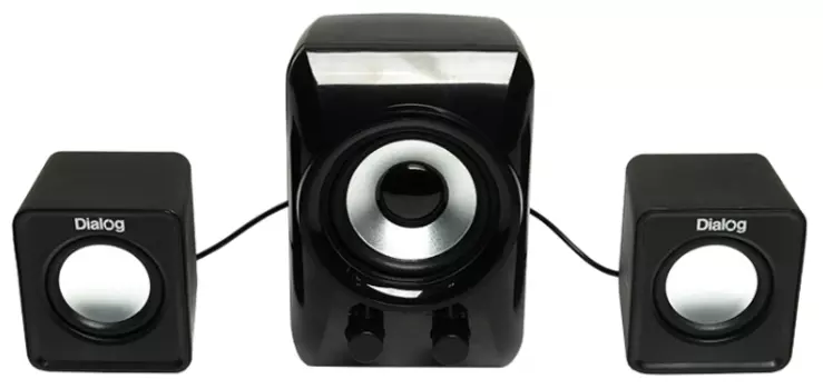 Акустика 2.1 Dialog Colibri AC-202UP, 11 Вт, белый/черный (AC-202UP Black-White)