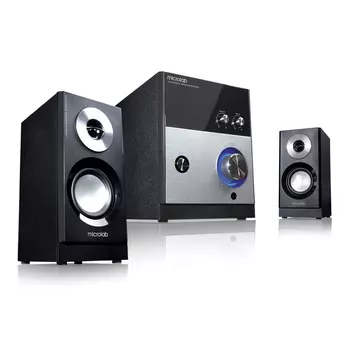 Акустика 2.1 Microlab M-880, 59 Вт, черный/серебристый (m-880 black)