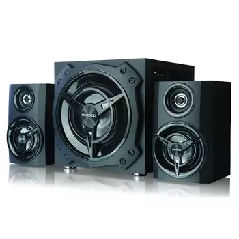 Акустика 2.1 Microlab T11, 42 Вт, AUX, USB, SD, Bluetooth, подсветка, черный (Microlab T11)