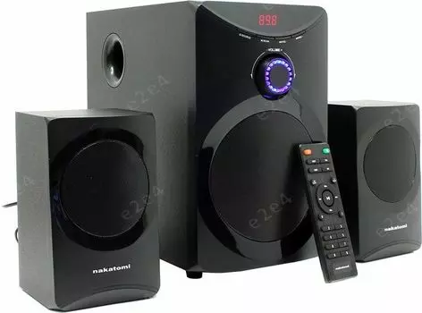 Акустика 2.1 Nakatomi GS-25 2x8W+12W, USB+SD reader, черный