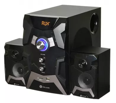 Акустика 2.1 Oklick OK-441, 50 Вт, черный (2110B)