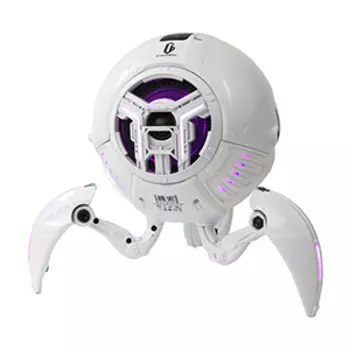 Портативная акустика GravaStar Mars Pro White, 20 Вт, AUX, Bluetooth, подсветка, белый