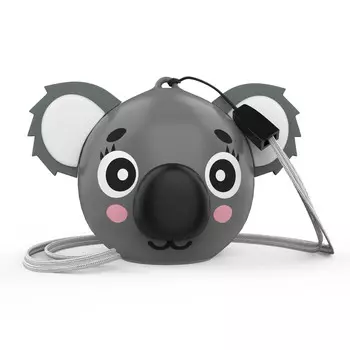 Портативная акустика HIPER Music Kelley, Коала, 3 Вт, Bluetooth, серый (H-OM2)