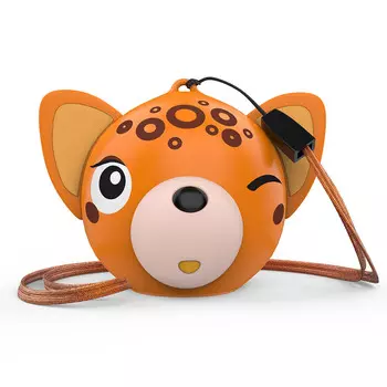 Портативная акустика HIPER Music Leo, Леопард, 3 Вт, Bluetooth, оранжевый (H-OM4)