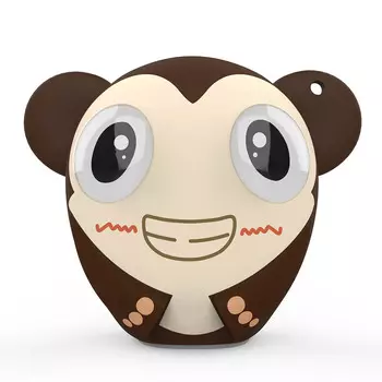 Портативная акустика HIPER ZOO Music Mico, Обезьянка, 3 Вт, Bluetooth, коричневый (H-OZ7)