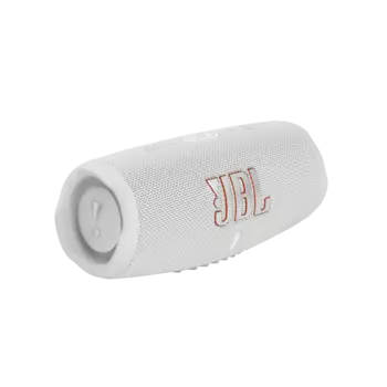 Портативная акустика JBL Charge 5, 40 Вт, Bluetooth, белый (JBLCHARGE5WHT)