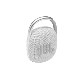 Портативная акустика JBL CLIP 4, 5 Вт, Bluetooth, белый (JBLCLIP4WHT)