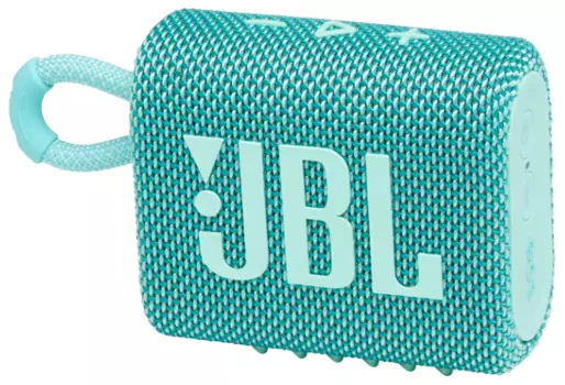 Портативная акустика JBL GO 3, 4.2 Вт, Bluetooth, бирюзовый (JBLGO3TEAL)