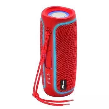 Акустика портативная Jet.A PBS-30, 10Вт, FM, AUX, USB, microSD, Bluetooth, подсветка, красный (PBS-30 Red)