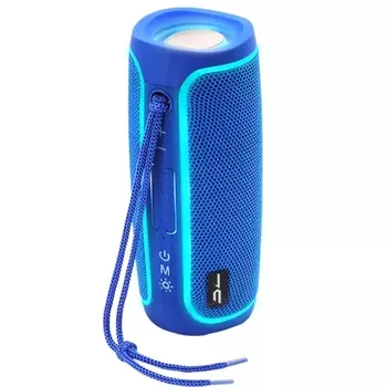 Акустика портативная Jet.A PBS-30, 10Вт, FM, AUX, USB, microSD, Bluetooth, подсветка, синий (PBS-30 Blue)