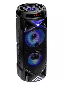 Портативная акустика SmartBuy BOOM MK III, 30 Вт, FM, USB, microSD, Bluetooth, подсветка, черный (SBS-1001)