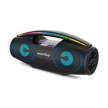 Акустика портативная SmartBuy GEEK, 22Вт, FM, AUX, USB, microSD, Bluetooth, подсветка, черный (SBS-5250)