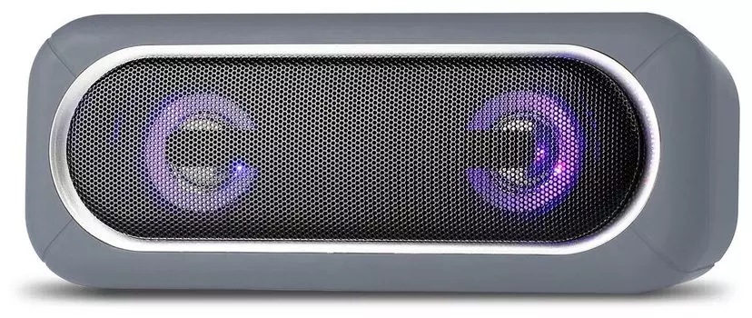 Портативная акустика SmartBuy SATELLITE 2, 10 Вт, FM, USB, microSD, Bluetooth, подсветка, серый (SBS-460)