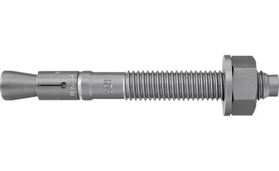 Анкер клиновой 20 мм x 21.7 см (М20), оцинкованная сталь, 10 шт., Fischer FBN II (45574)