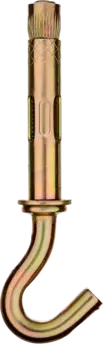 Анкерный болт с крюком 1 см x 5 см (M10), 40 шт., ЗУБР (302372-10-050)
