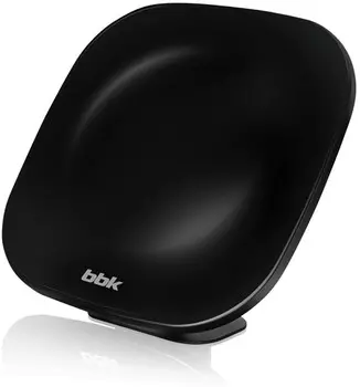 Антенна BBK DA25 (B), комнатная активная, VHF/UHF, DVB-T2, 26 дБА, 75 Ом, питание от сети, кабель 1.5 м (DA25 (B))