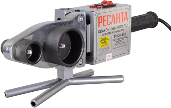 Аппарат для сварки пластиковых труб Ресанта АСПТ-2000А, 2 кВт, 300°C, 2 кг (65/136)