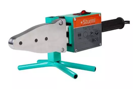 Аппарат для сварки пластиковых труб Sturm TW7219, 1.9 кВт, 300°C, 1.3 кг
