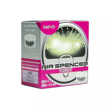 Ароматизатор автомобильный на приборную панель EIKOSHA SPIRIT REFILL, меловой, TONIGHT/наступающая ночь (A-55)