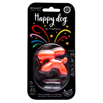 Ароматизатор на кондиционер kogado Happy Dog, полимер, Lucky Fairy (3303)
