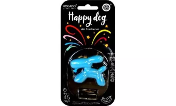 Ароматизатор на кондиционер kogado Happy Dog, полимер, Squash Marine (3304)